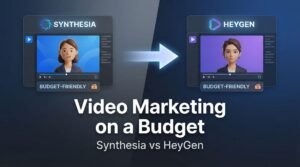 Video Marketing on a Budget Synthesia vs HeyGen